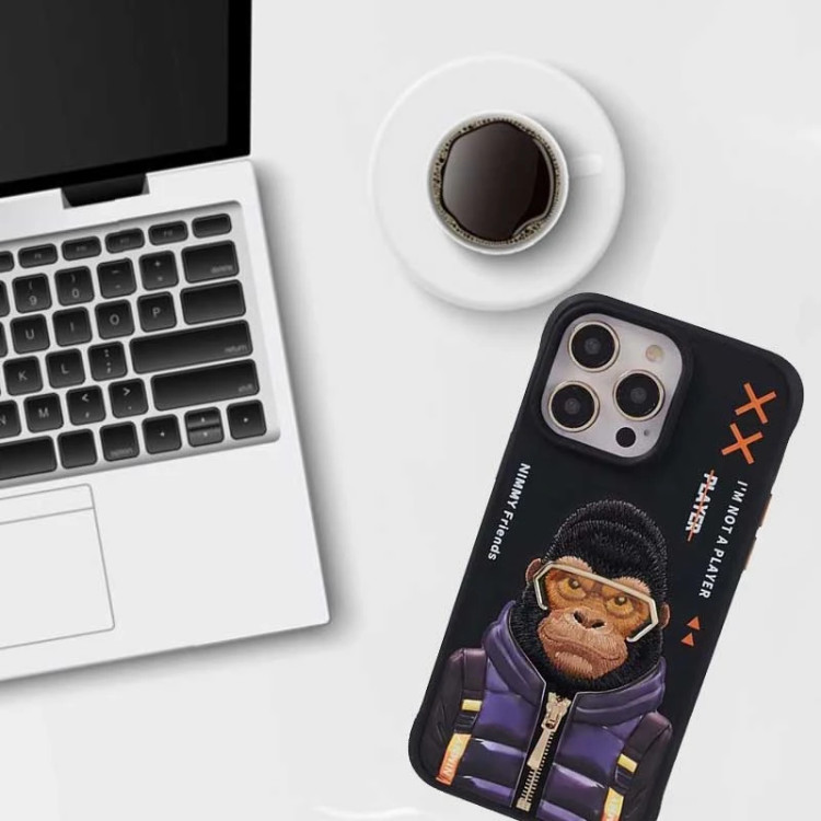 مدل Nimmy Monkey مناسب برای گوشی موبایل اپل iPhone 15 Pro Max