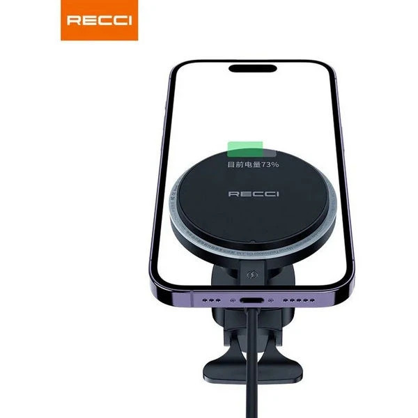 پایه نگهدارنده و شارژر بی سیم گوشی موبایل رسی مدل RHO-C35