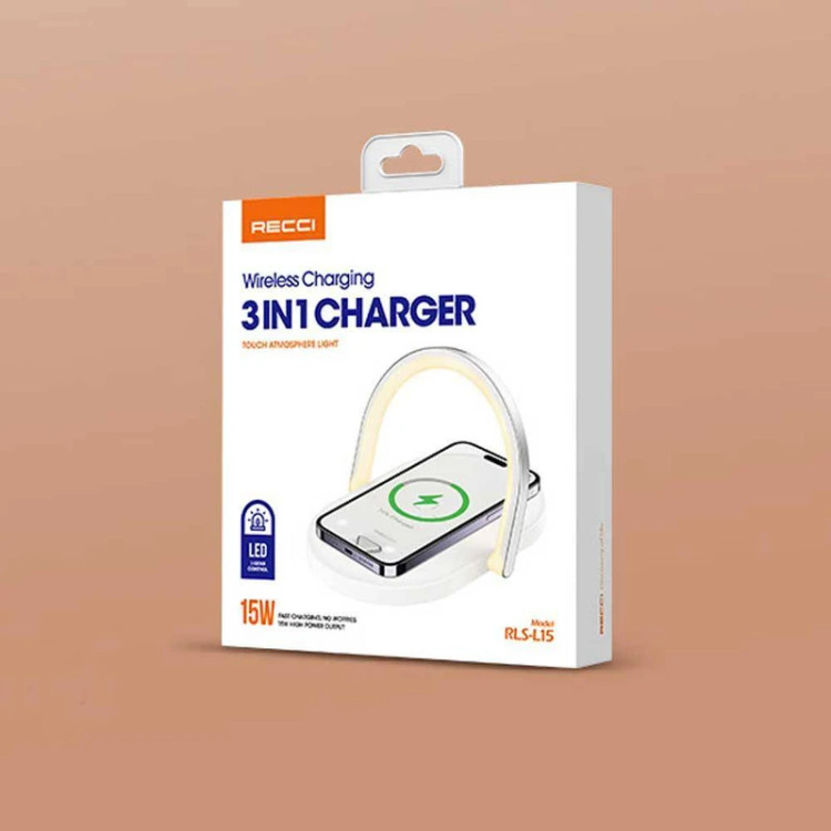 شارژر بیسیم 15 وات رسی مدل RLS-L15