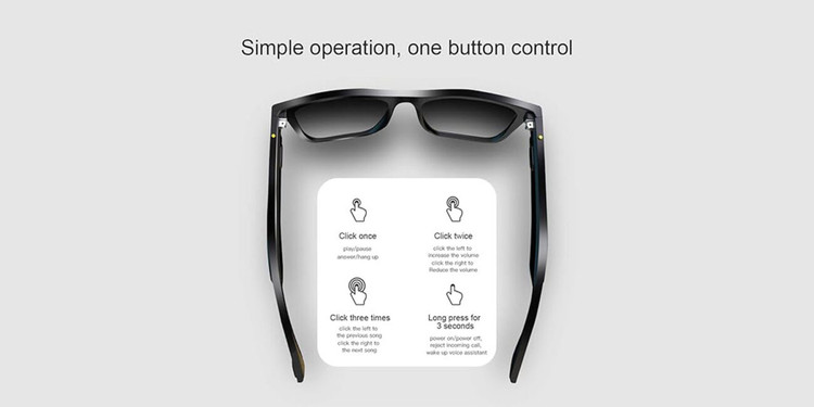 عینک هوشمند مدل E10 SMART GLASSES