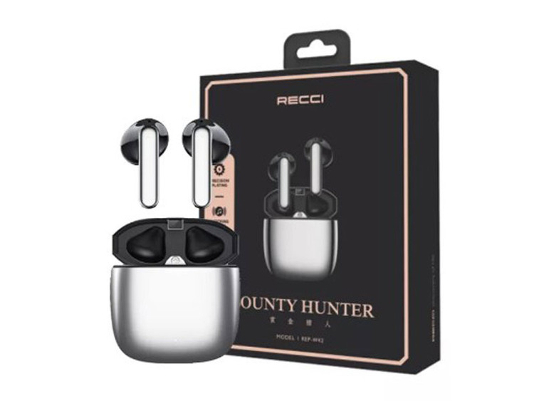 هندزفری بی سیم فلزی رسی Recci W42 Bounty Hunter TWS wireless earphone Bluetooth