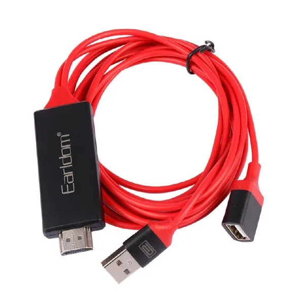 کابل HDMI و شارژر ارلدام EARLDOM ET-W8 HDMI Cable