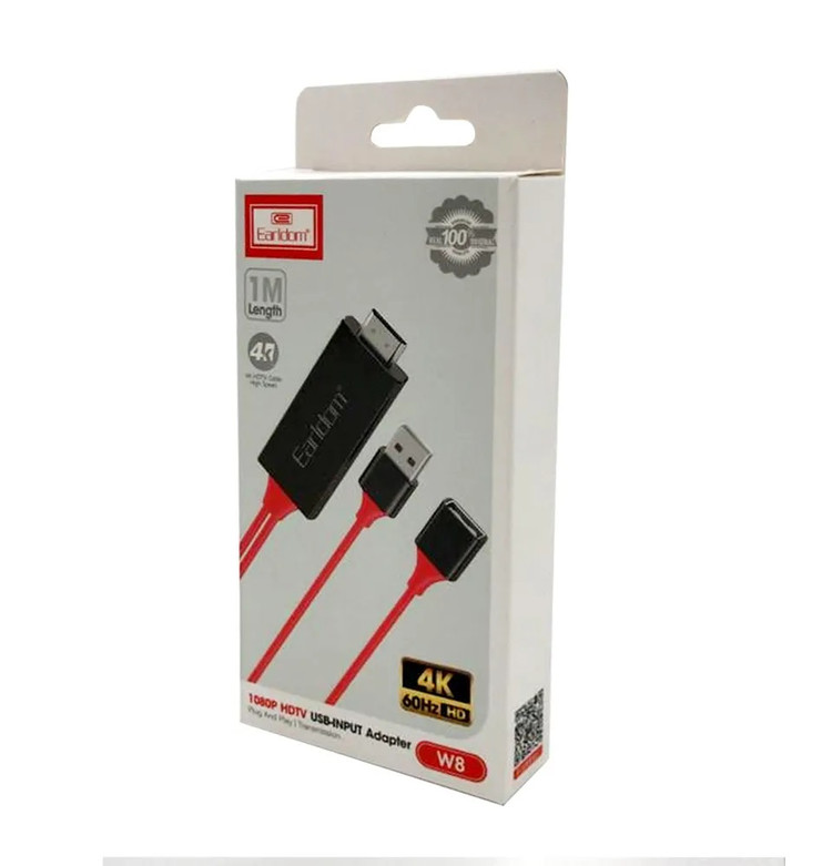 کابل HDMI و شارژر ارلدام EARLDOM ET-W8 HDMI Cable