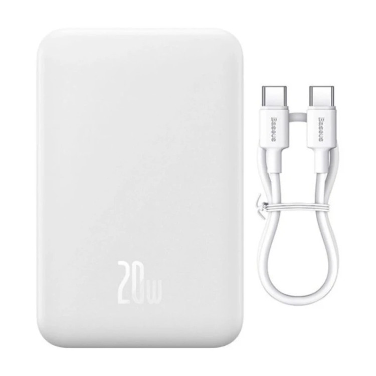 پاور بانک 20000 مگنتی 20 وات بیسوس Baseus Magnetic Mini Power Bank PPCXM20