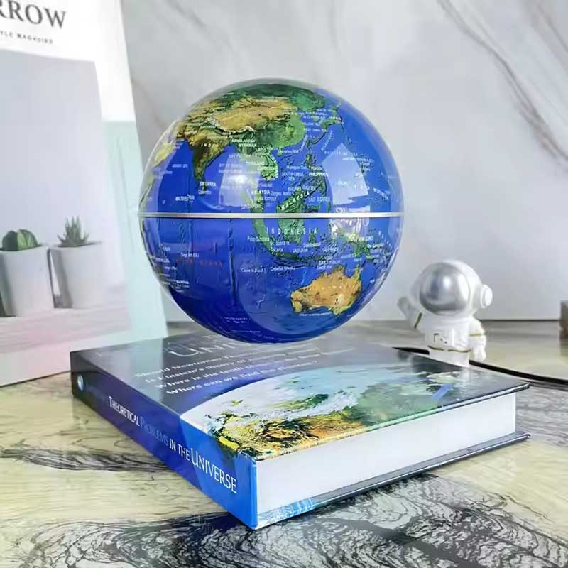 کره جغرافیای معلق با پایه طرح کتاب برند