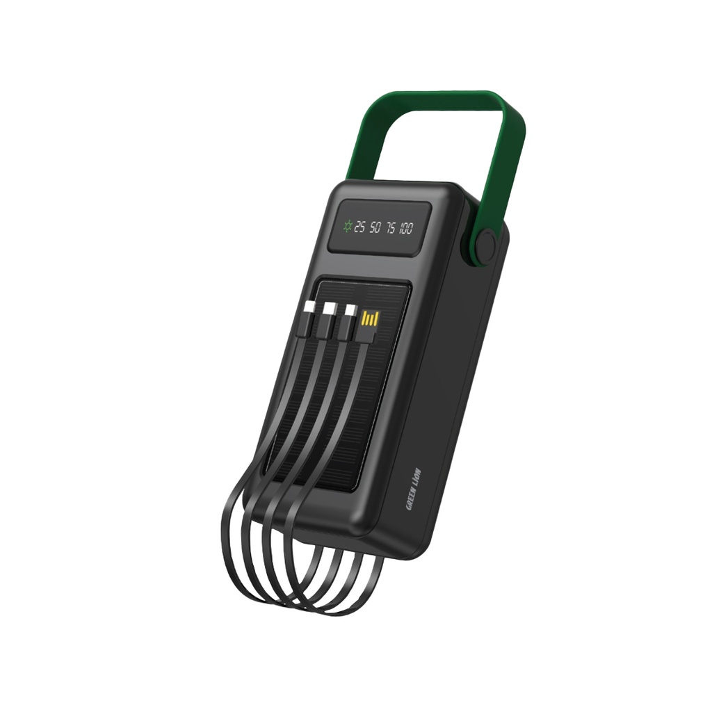 پاور بانک خورشیدی گرین لاین Green Lion Solar Max 50000mAh Power Bank GNSLRPB50K